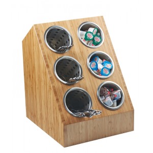 Bamboo Compartment Spacesaver 