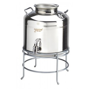 Stainless Steel Beverage Dispenser with Stand