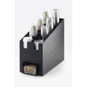 Classic Cup/Lid Organizer and Coffee Sleeve Dispenser