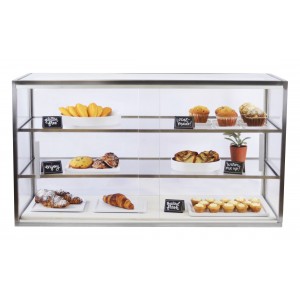 Stainless Large Format Bakery Case