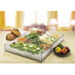 Clear Salad Bar Ice Housing