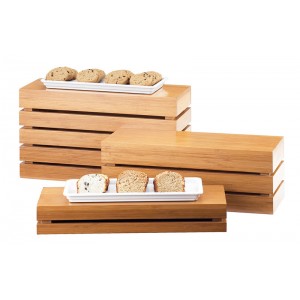 Bamboo Rectangle Crate Risers