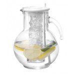 Glass Pitcher with Ice Chamber