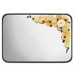 Rectangle Mirror Tray with Black Trim